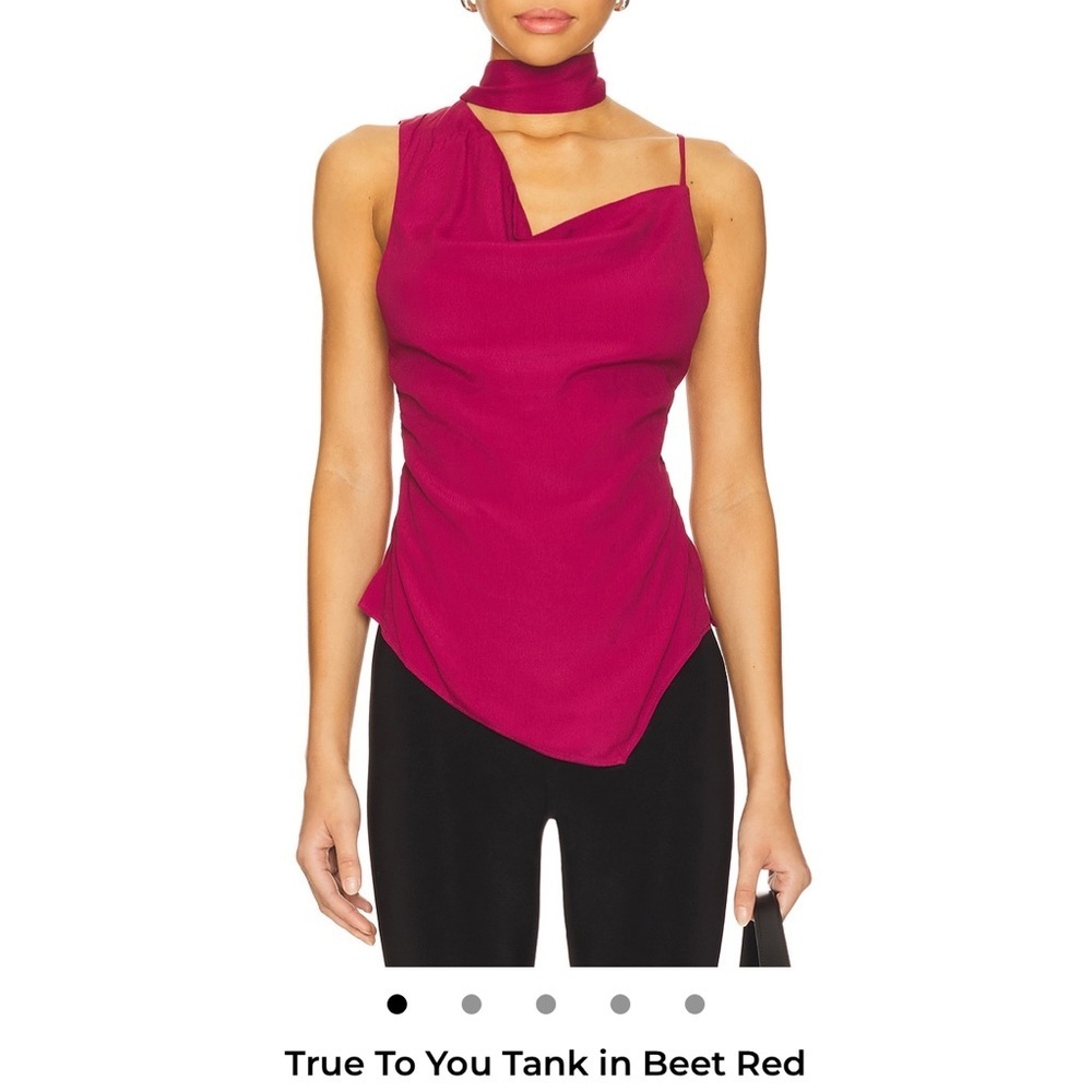 Free People True to You Tank in Beet Root